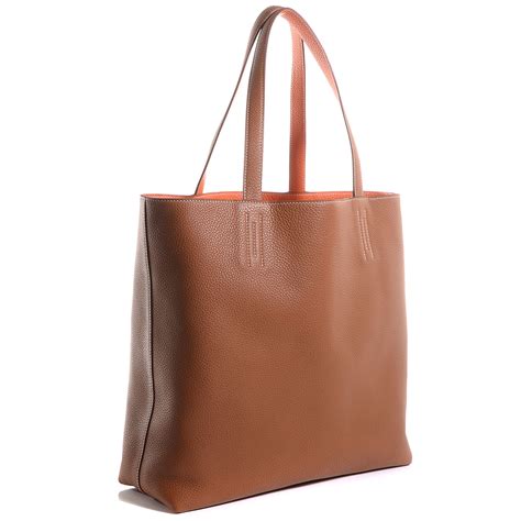 hermes double sens orange|Hermes Double Sens Reversible Tote .